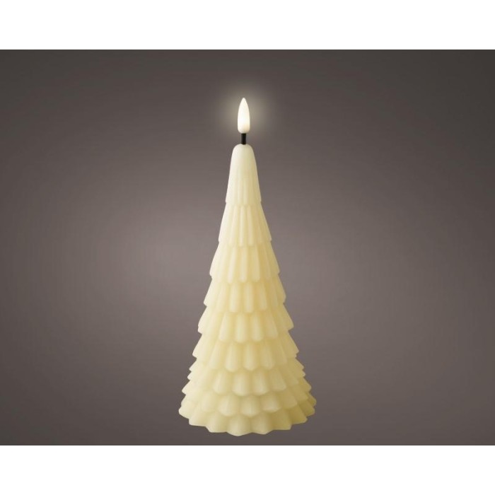 CANDELA ALBERO CON LED IVORY H